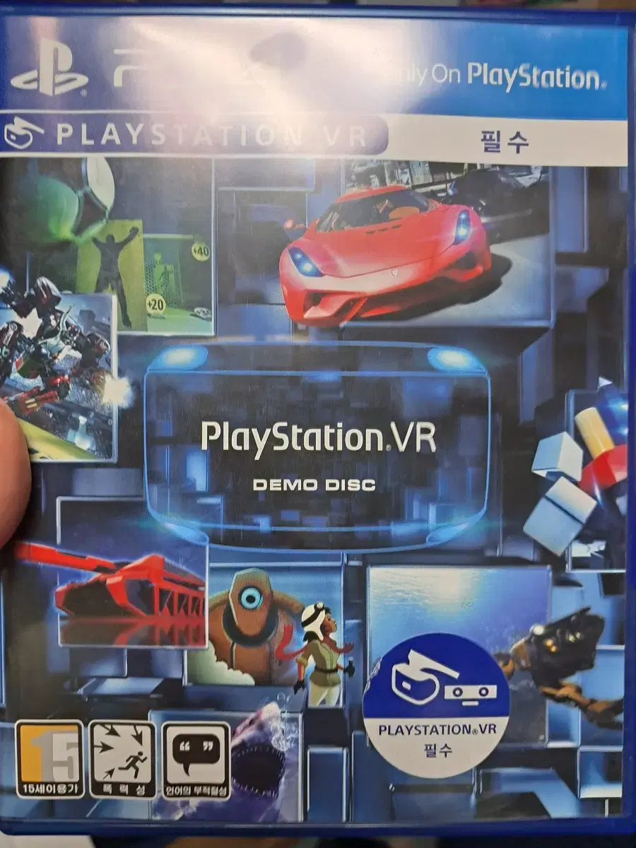 ps4 플레이스테이션VR 데모 디스크